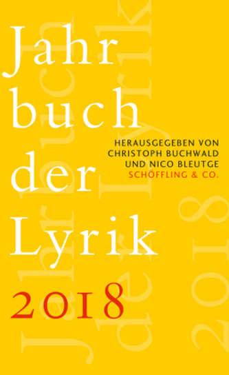 Jahrbuch der Lyrik 2018