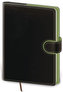 Diář 2021: Flip černo/zelená, A5 týdenní, 143x205