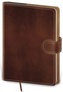 Diář 2021: Flip hnědo/hnědá, A5 týdenní, 143x205