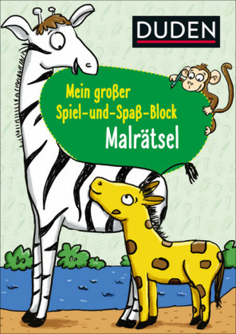 Mein großer Spiel-und-Spaß-Block: Malrätsel