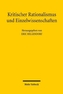 Kritischer Rationalismus und Einzelwissenschaften