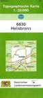 Topographische Karte Bayern Heilsbronn