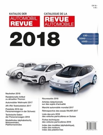 Katalog der Automobil-Revue 2018. Catalogue de la Revue Automobile