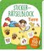 Sticker-Rätselblock Tiere