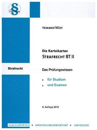 Karteikarten Strafrecht BT II