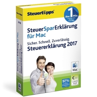 SteuerSparErklärung für Mac 2018, 1 CD-ROM