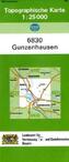Topographische Karte Bayern Gunzenhausen