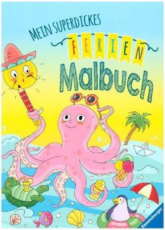 Mein superdickes Ferienmalbuch