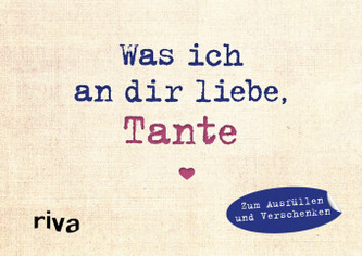 Was ich an dir liebe, Tante - Miniversion Was ich an dir liebe, Tante - Miniversion