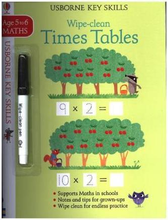 Wipe-clean Times Tables 5-6