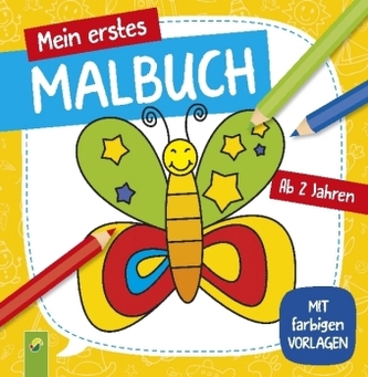 Mein erstes Malbuch (Schmetterling)