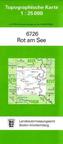 Topographische Karte Baden-Württemberg Rot am See