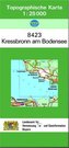 Topographische Karte Bayern Kressbronn am Bodensee
