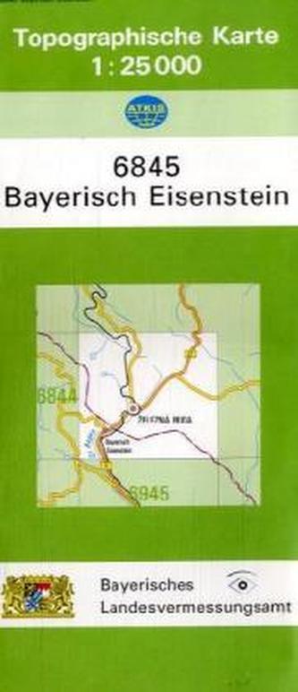 Topographische Karte Bayern Bayerisch Eisenstein