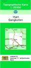Topographische Karte Bayern Gangkofen