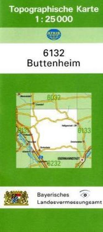 Topographische Karte Bayern Buttenheim