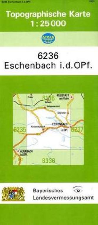 Topographische Karte Bayern Eschenbach i. d. OPf.