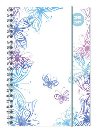 Collegetimer A5 Butterflies 2018/2019