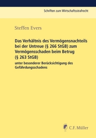 Das Verhältnis des Vermögensnachteils bei der Untreue ( 266 StGB) zum Vermögensschaden beim Betrug ( 263 StGB) unter besonderer