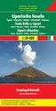 Freytag & Berndt Autokarte Liparische Inseln / Ísole Eólie o Lípari / Lipari eilanden. Aeolian Islands / Îles Éoliennes / Islas