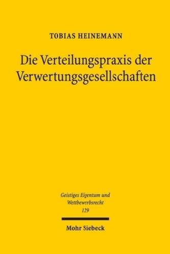Die Verteilungspraxis der Verwertungsgesellschaften