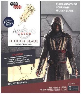 IncrediBuilds: Assassin's Creed Hidden Blade 3D Wood Model