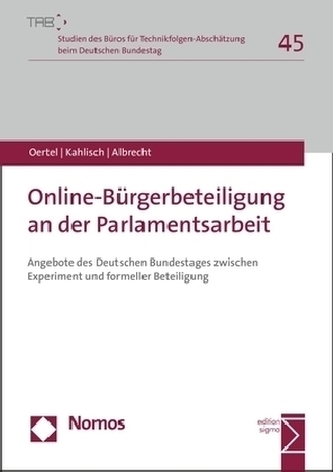 Online-Bürgerbeteiligung an der Parlamentsarbeit