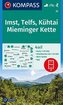 Kompass Karte Imst, Telfs, Kühtai, Mieminger Kette