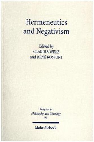 Hermeneutics and Negativism