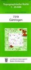 Topographische Karte Baden-Württemberg Gärtringen