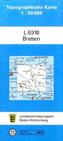 Topographische Karte Baden-Württemberg, Zivilmilitärische Ausgabe - Bretten
