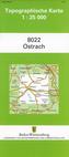 Topographische Karte Baden-Württemberg Ostrach