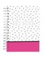 Hard Bound Journal: Get Busy Dots - Hardcover-Notizbuch mit stabiler Ringbindung: Geb' dir Mühe Punkte