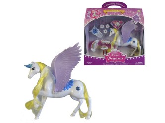 Kôň s príslušenstvom, svetlo a zvuk, 32x32cm