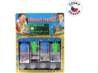 Pokladňa s peniazmi- České rôzne bankovky - mix