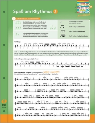 Spaß am Rhythmus 2 Musik im Überblick Spaß am Rhythmus 2 Musik im Überblick