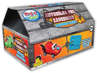 Modelína, autodielňa pre pretekárov