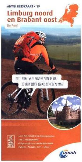 ANWB Fietskaart Limburg noord en Brabant oost
