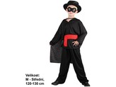 Šaty na karneval - Maskovaný bandita, 120-130 cm
