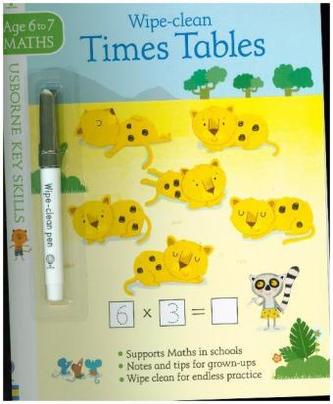Wipe-clean Times Tables 6-7