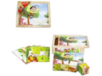 Kostky obrázkové 12 ks