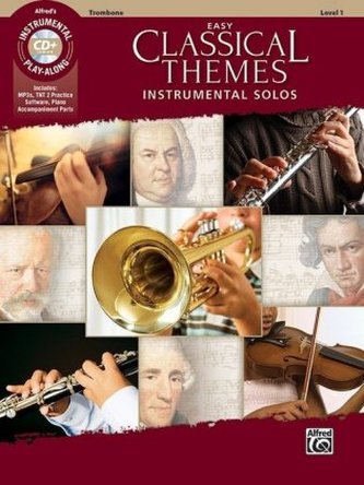 Easy Classical Themes Instrumental Solos, Trombone, w. Audio-CD