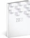 Denní diář Cambio Classic 2021, bílý