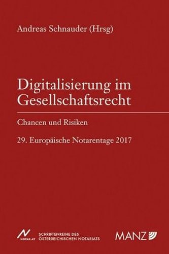 Digitalisierung im Gesellschaftsrecht
