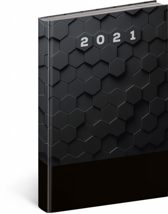 Denní diář Cambio Classic 2021, černý