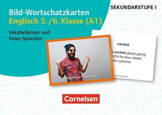 Bild-Wortschatzkarten Englisch 5./6. Klasse (A1)