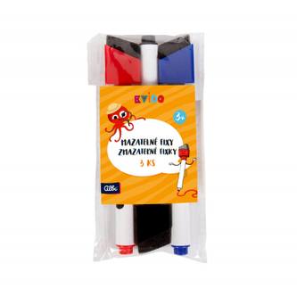 Kvído - Náhradní mazatelné fixy 3 ks Kvído - Náhradní mazatelné fixy 3 ks