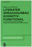 Literater Sprachausbau kognitiv-funktional