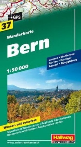 Hallwag Outdoor Map Bern