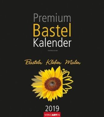 Premium Bastelkalender, schwarz 2019